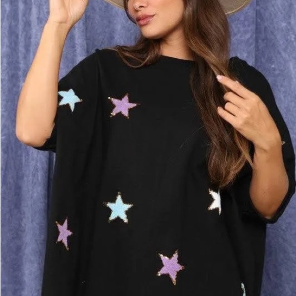Fantastic Fawn Sparkle star shirt